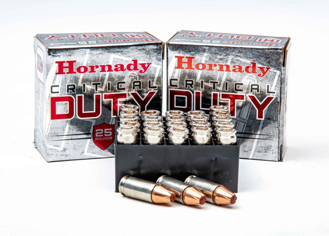 2x 9mm Hornaday Critical Duty 25 Rounds #90236