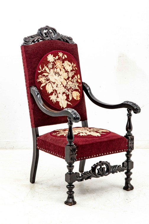 Needlepoint Accent Chair