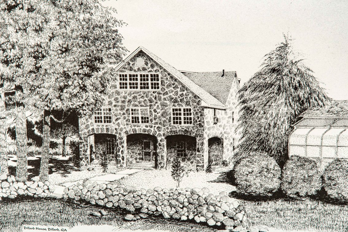 Signed Dillard/The Rock House Art Print