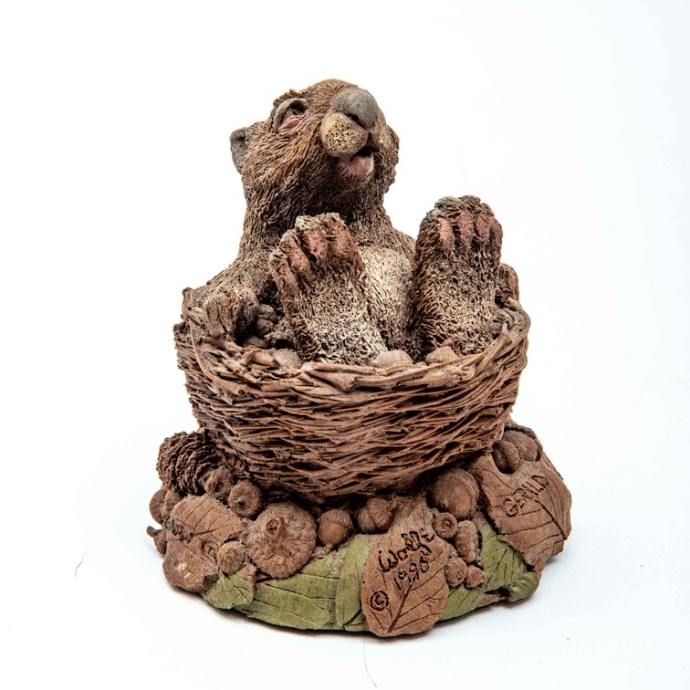 Tim Wolfe- Baby Bunny Figurine-"Gerald" Signed-1990