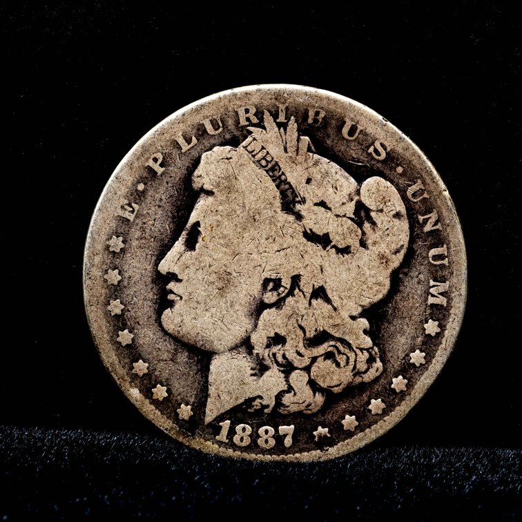 1887 Morgan Silver Dollar