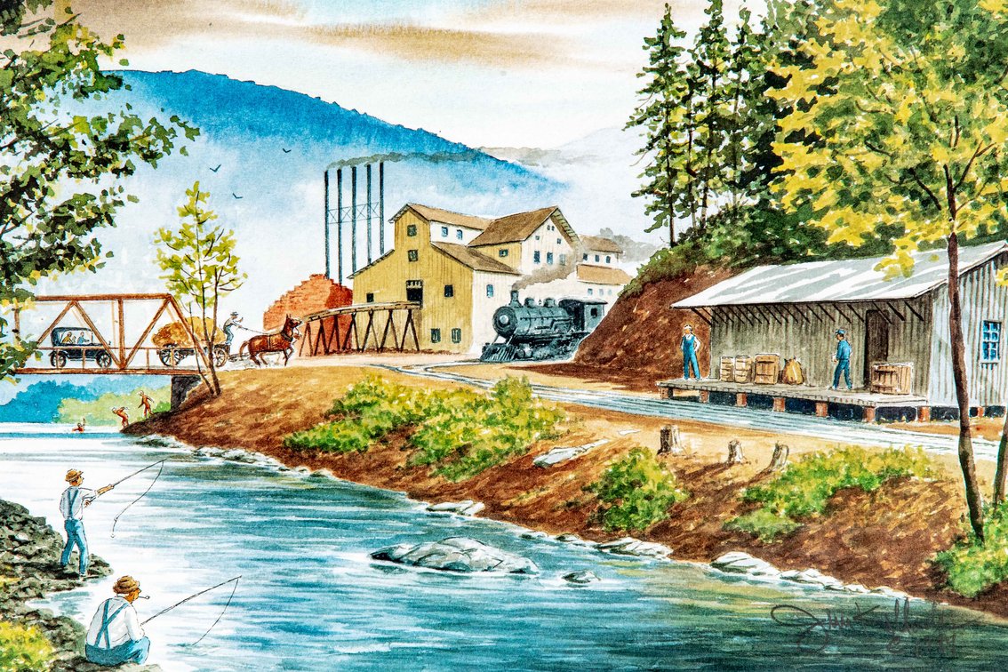 John Kollock "Helen Station - 1927" S/N Print