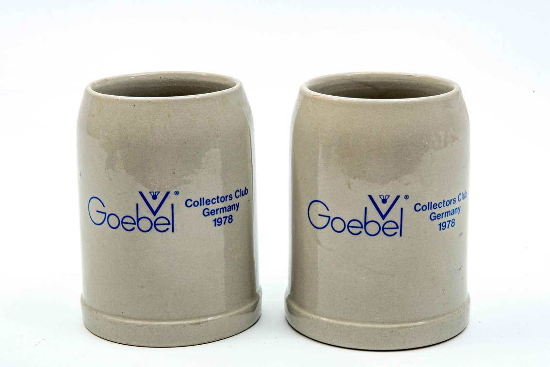 Two- Goebel Collectors Club Stoneware Mugs- 1978