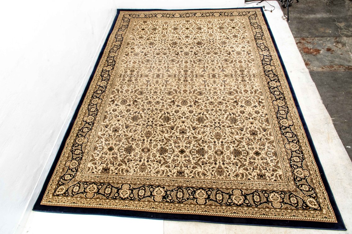 Dynamic Rugs Legacy II 9' x 12' Rug Ivory & Blue