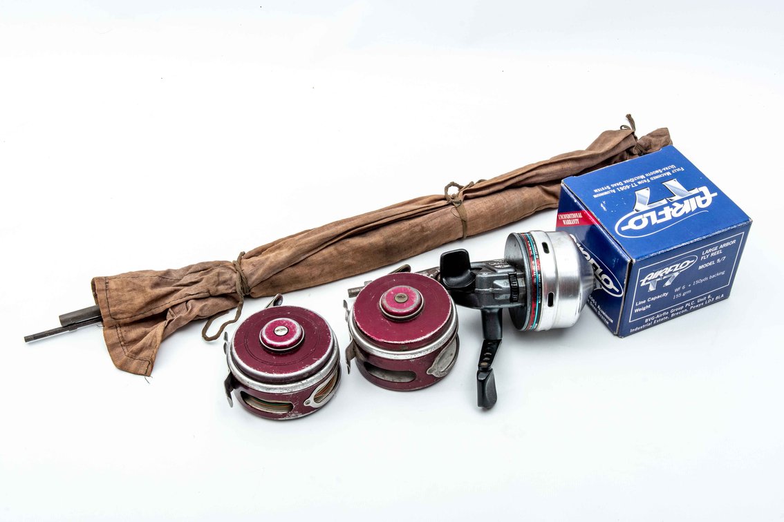 AirFlo T7 Fly Reel, Otter Steel Rod, South Bend +