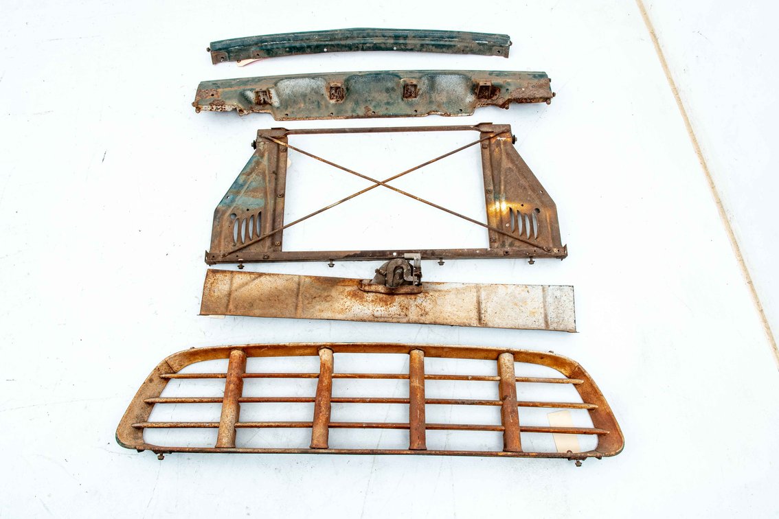 Rusty Gold! 1955 Chevy Pickup Truck Hood Parts