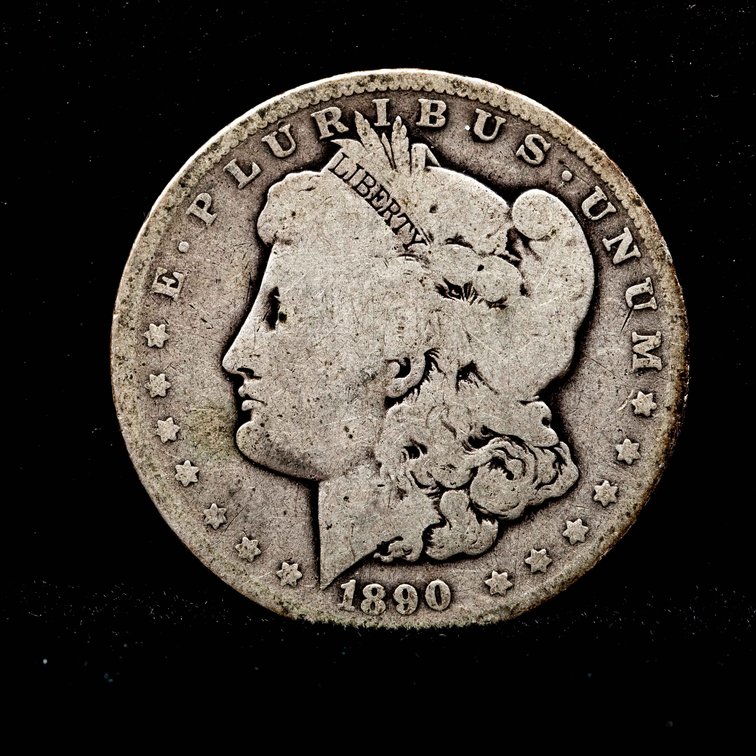 1890-O Morgan Silver Dollar