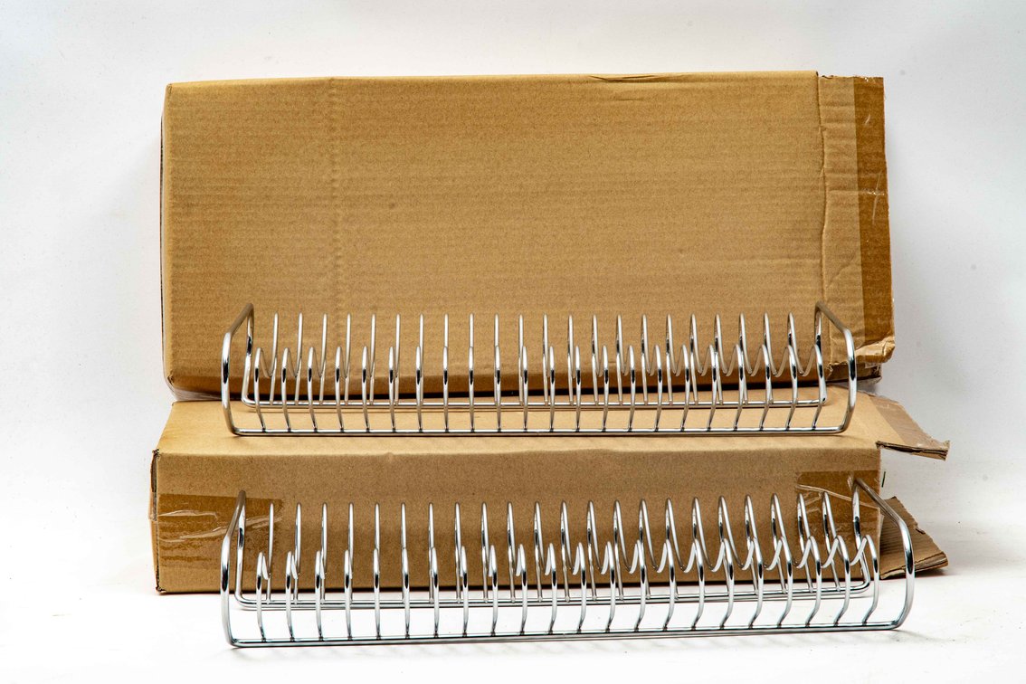 2 Metal Plate Rack Inserts for Cabinet IOB