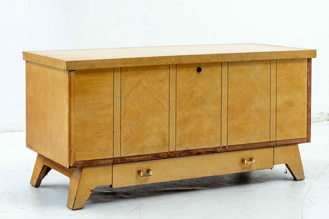 Lane Blond Mahogany Cedar Lined Blanket Chest w/Drawer