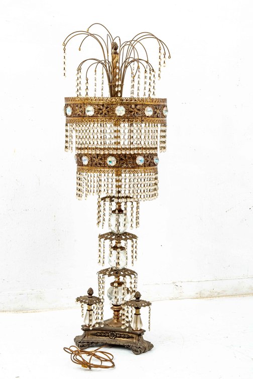 Hollywood Regency Waterfall Lamp