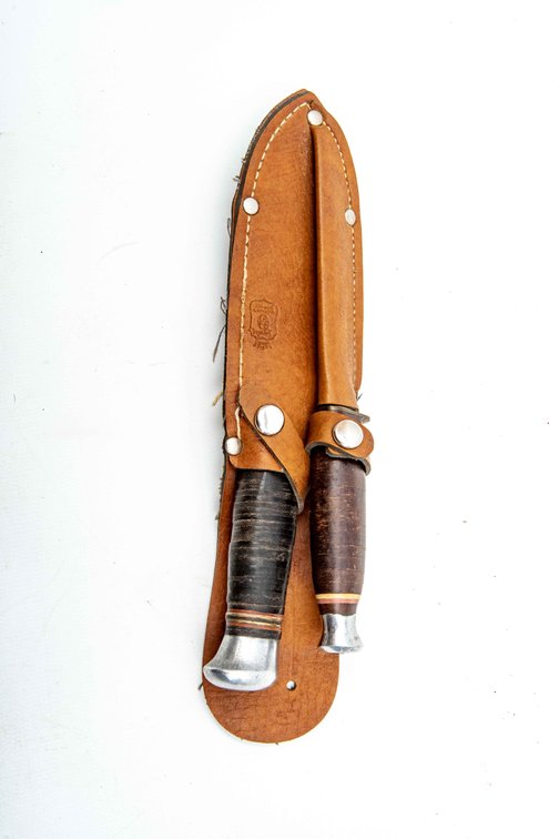 Hunter Combo Fixed Blade Knives-Overland/Sears