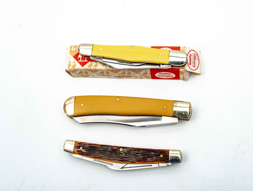 3 Robi Klaas & Kissing Crane Pocket Knives
