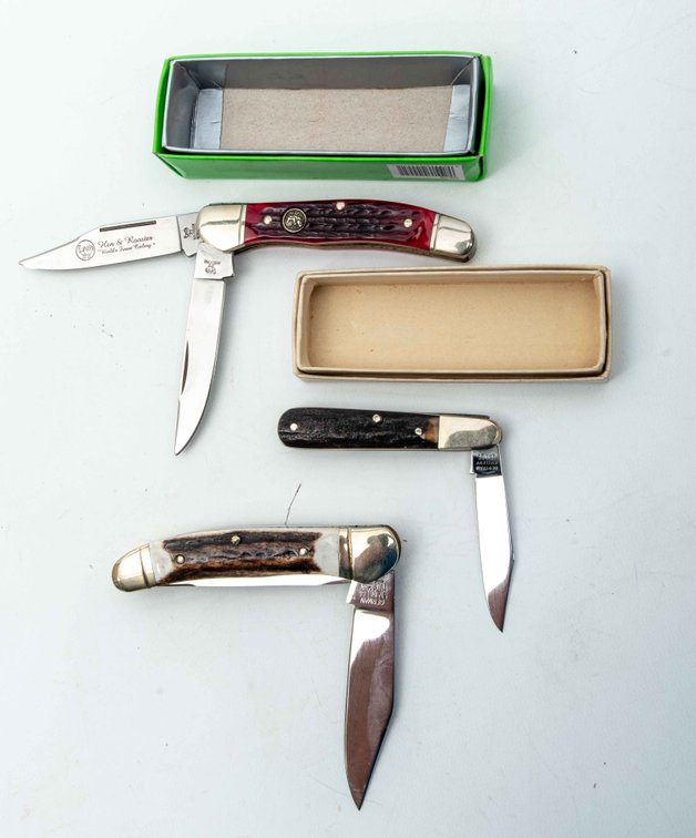 3 Hen & Rooster Knives- NIB-Barlow & Copperheads