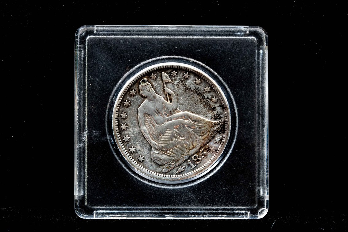 1854 Seated Liberty Half Dollar