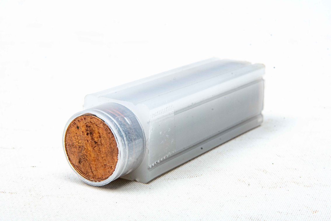 1 Plastic Tube of 50 x Wheat Pennies
