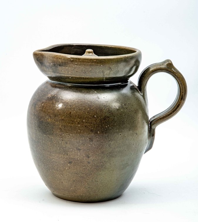 Master Potter Ben Owens Sr Frogskin Glazed Pitcher
