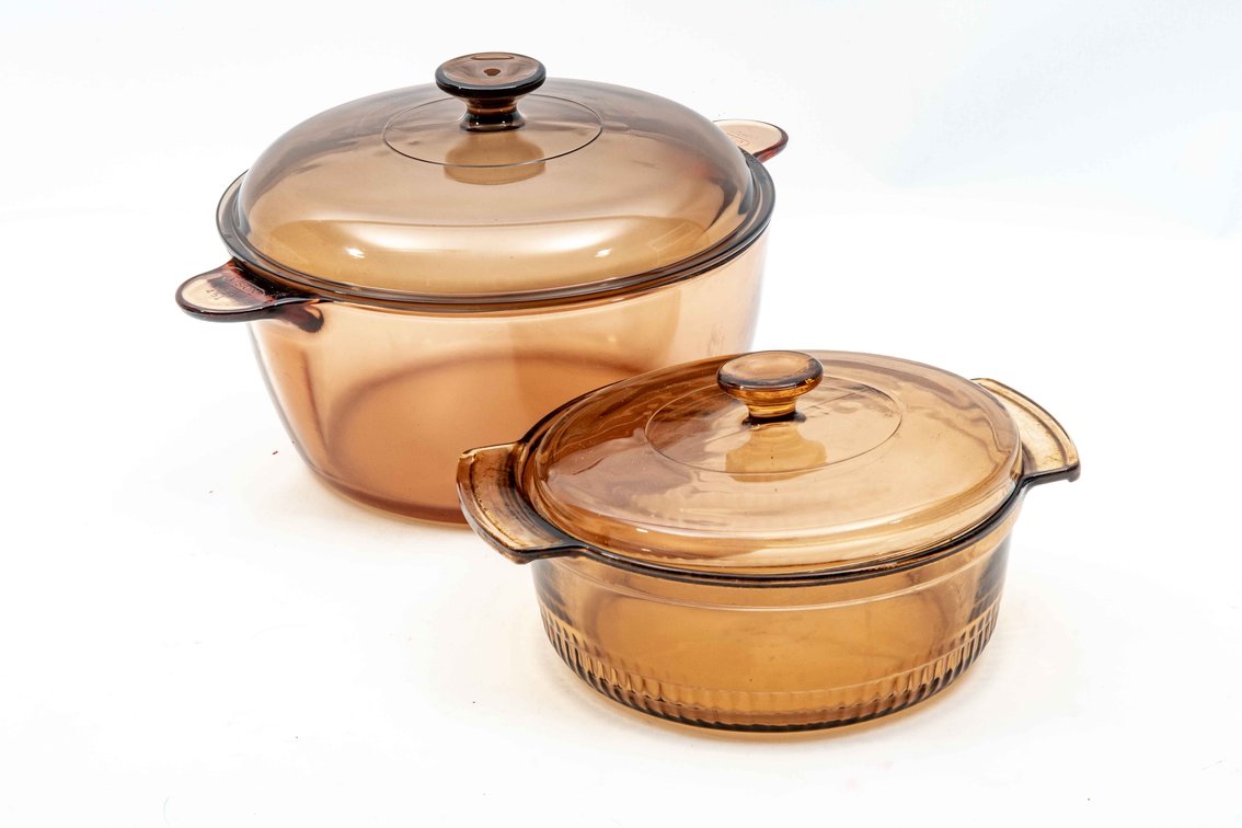 Amber Corning Vision & AH Covered Dishes