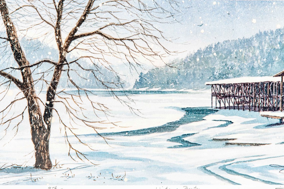 John Kollock "Winter on Burton" S/N Print