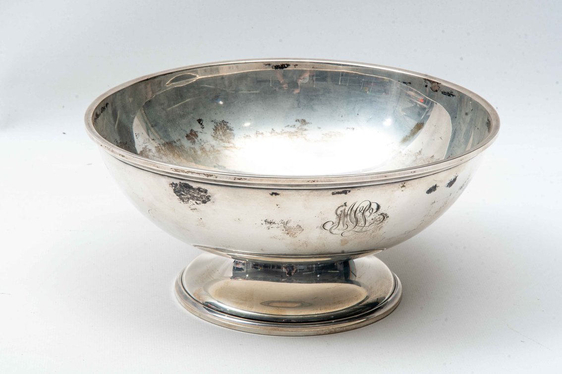Large Sterling Footed Bowl by Whiting-1916- 370G
