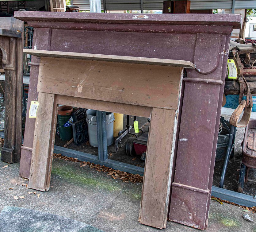 Two Wood Mantles