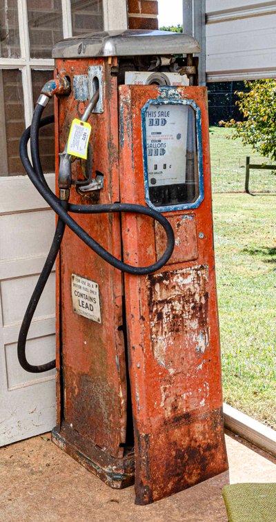 Vintage Gas Pump Ca.1950's - 60's