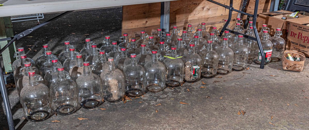52- Coca-Cola 1 Gal. Fountain Syrup Bottles