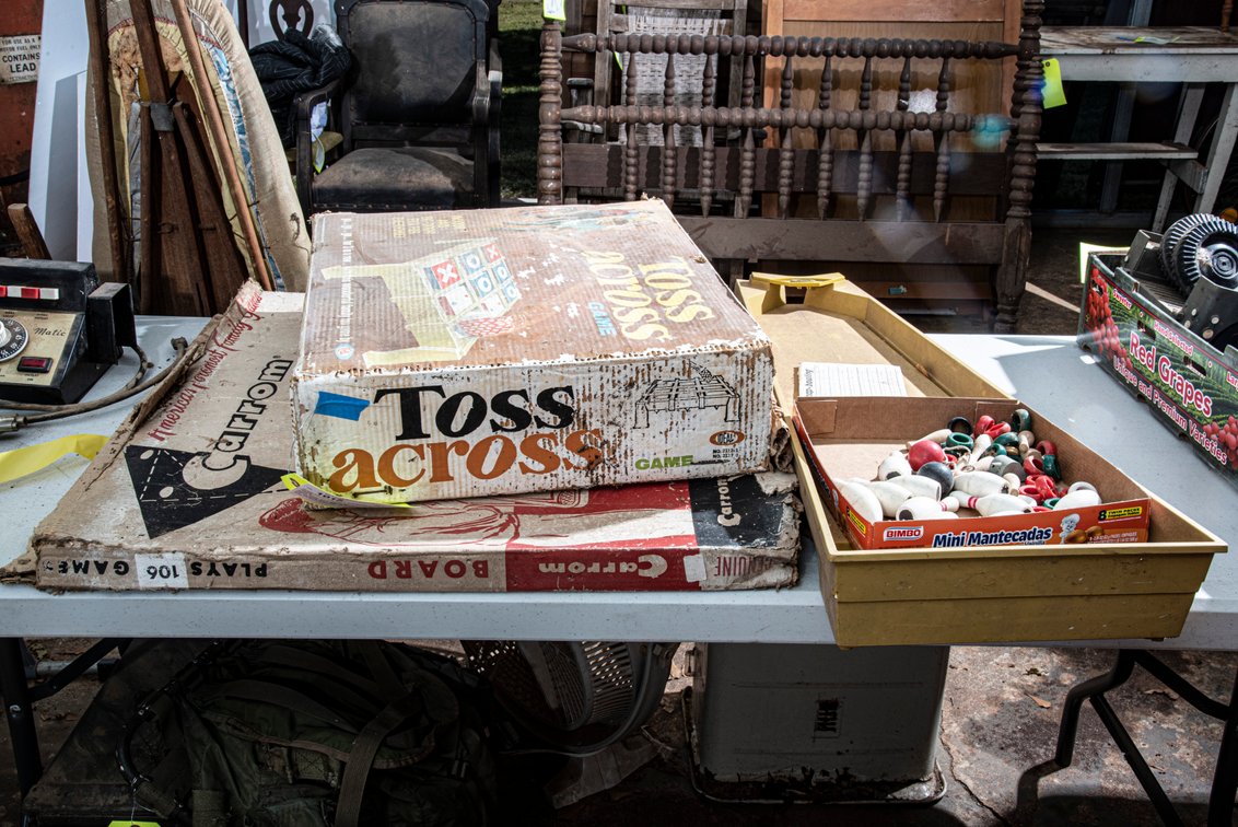 Vintage Games- Toss Across, Snap Bowling & Carrom