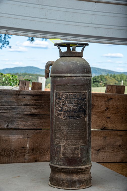 Copper Fire Extinguisher