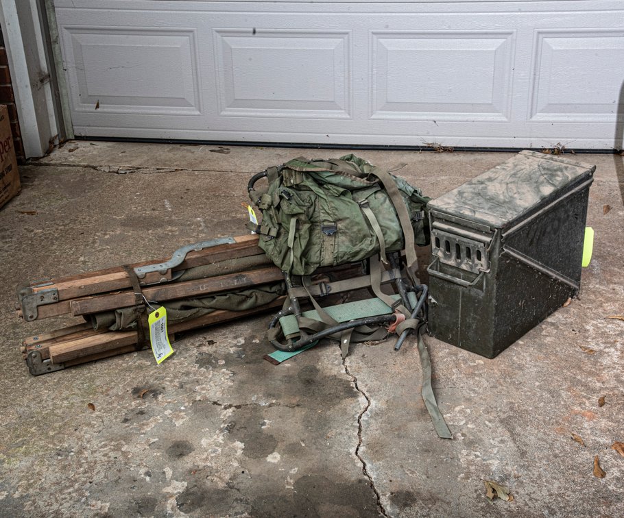 Alice External Frame Pack, Lg. Ammo Can & Cot