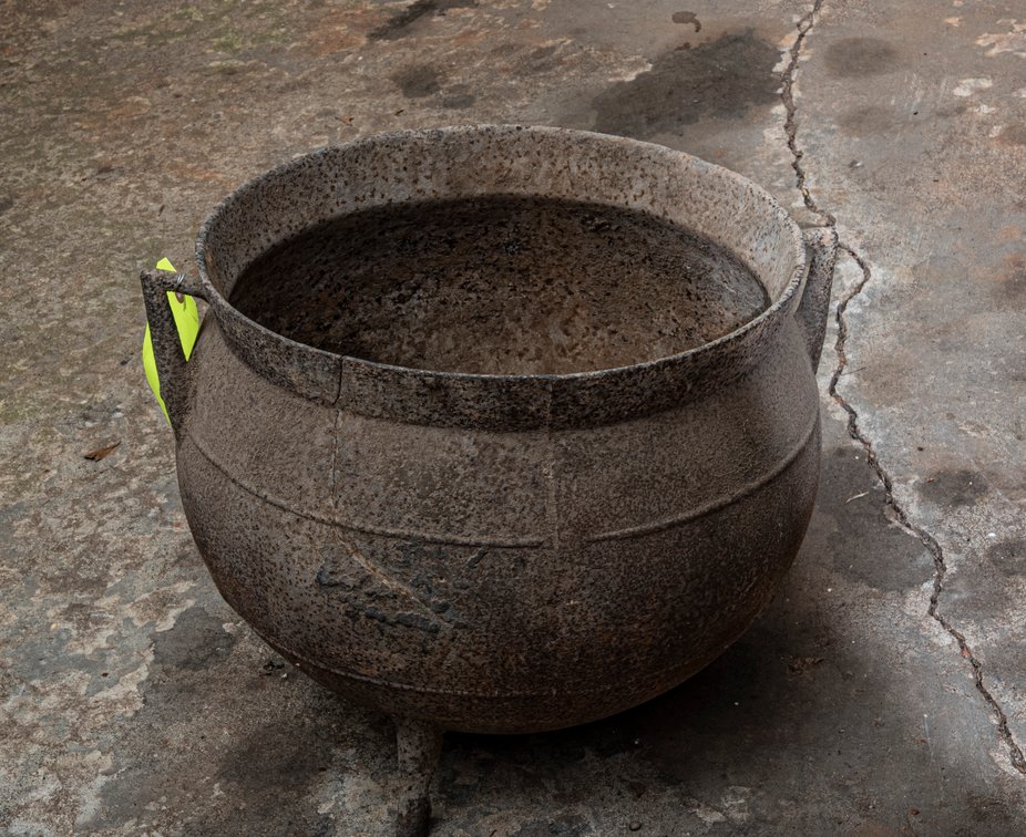 Large Cast Iron Cauldron