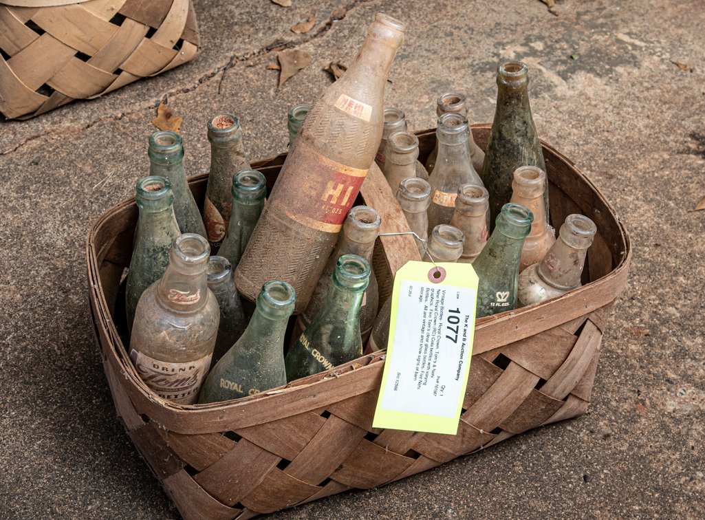 Vintage Bottles- Royal Crown, Tom's & Nehi