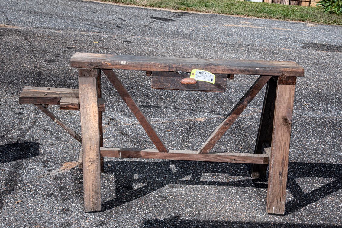 Neat Vintage Saw Horse/Work Brench