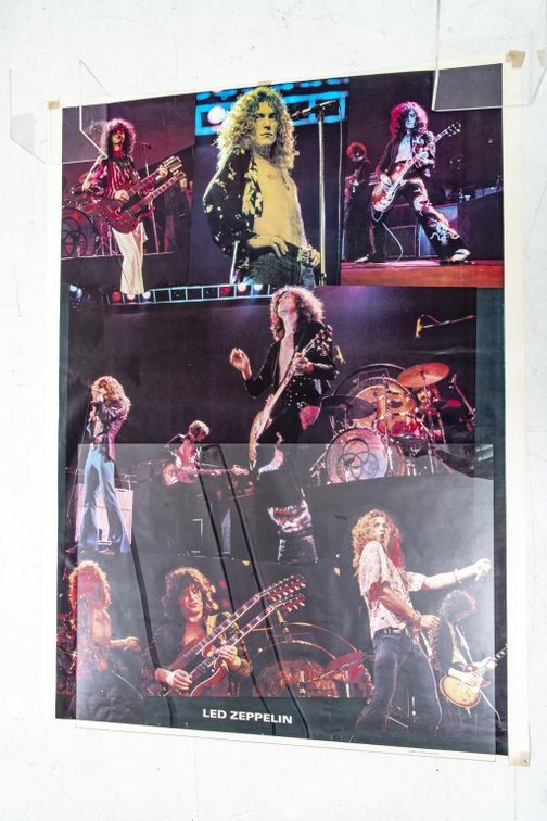 Original 1978 Led Zepplin Collage Poster 42" x 58"