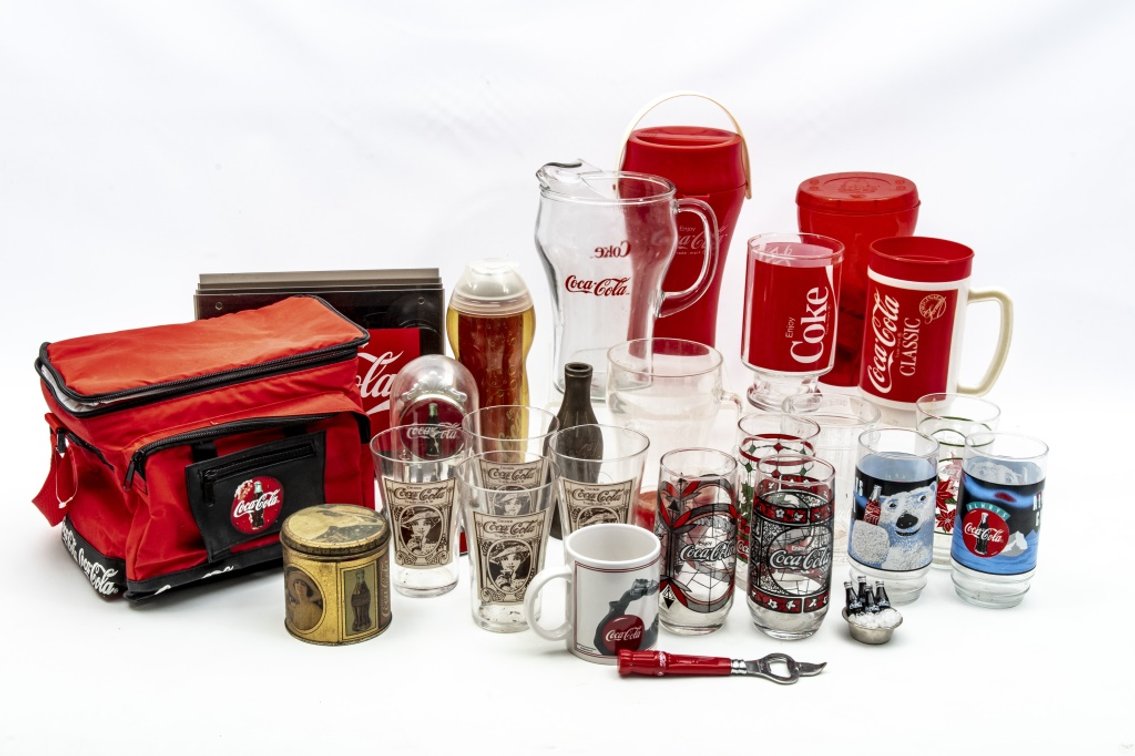 Coca Cola Glasses, Pitcher, Cooler & More