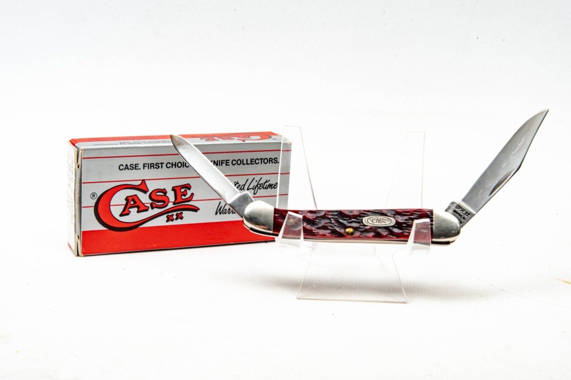 Case Mini Copperhead with -Dk. Red Bone- NIB- 1992