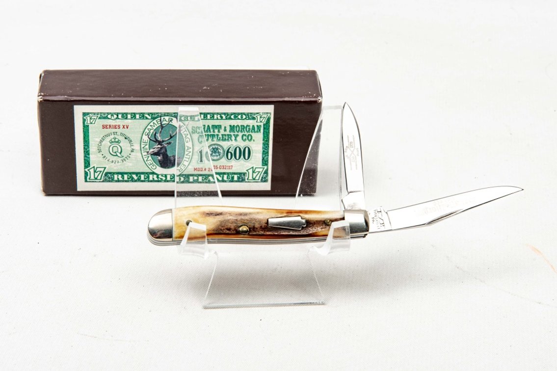 Schatt & Morgan Reverse Peanut Pocket Knife-NIB