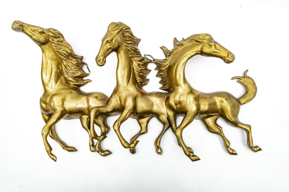 Brass Horse Wall Art