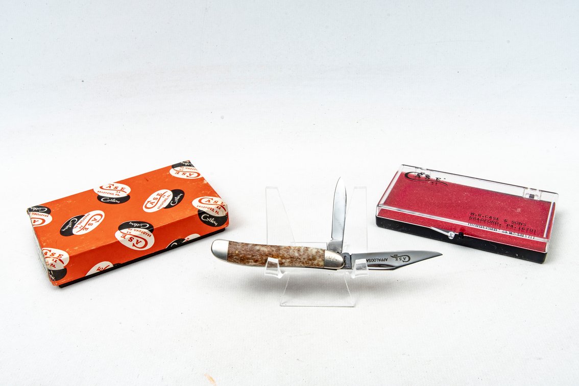 1978 Case Pocket Knife- Appaloosa Peanut-NIB-2 Dot