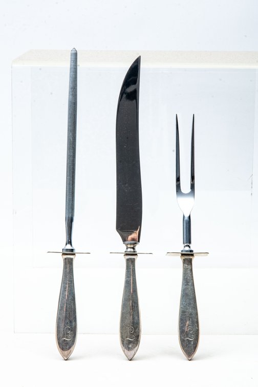 Three Sterling Handled Serving Utensils