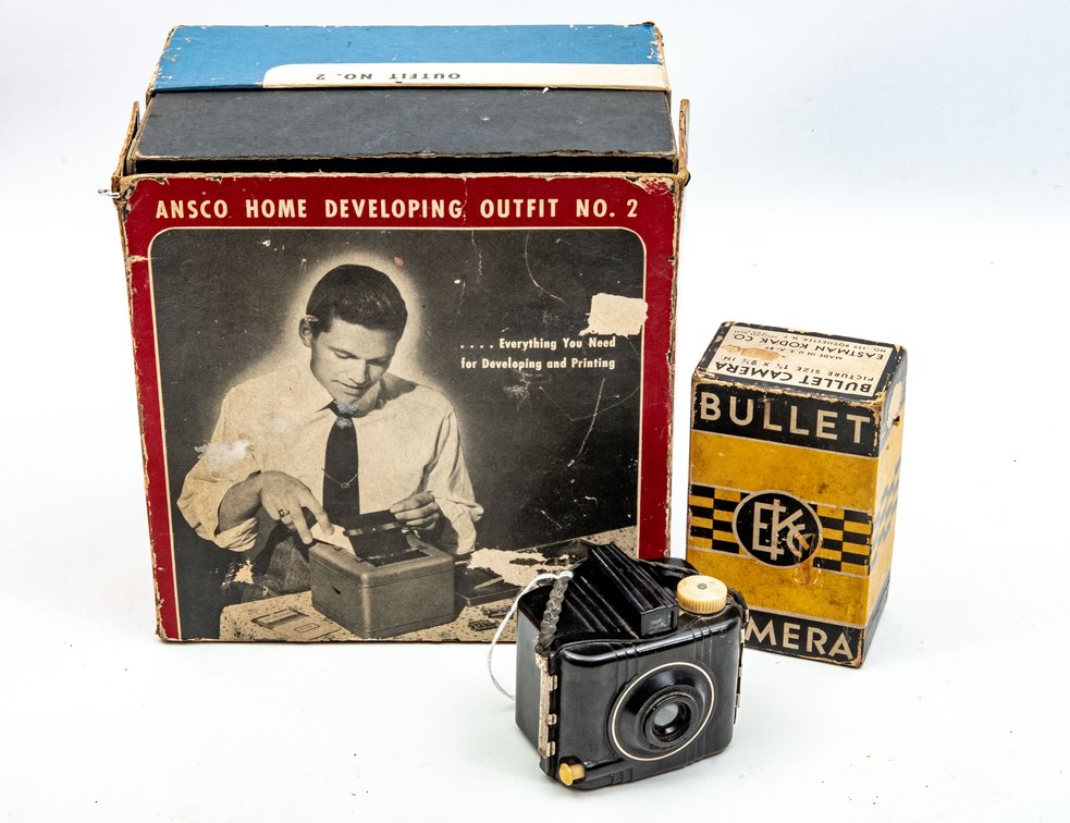 Ansco Home Developing Outfit 2, Bullet Camera ...