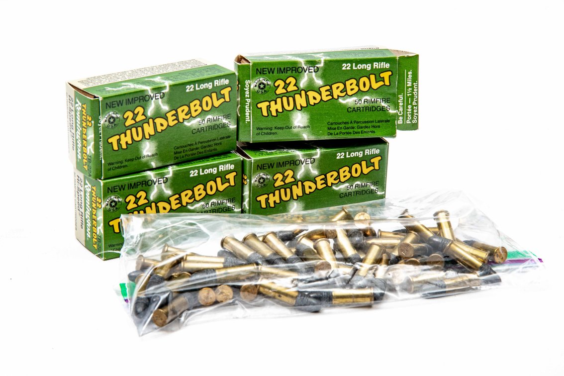 155 Rounds of 22LR Thunderbolt Ammo