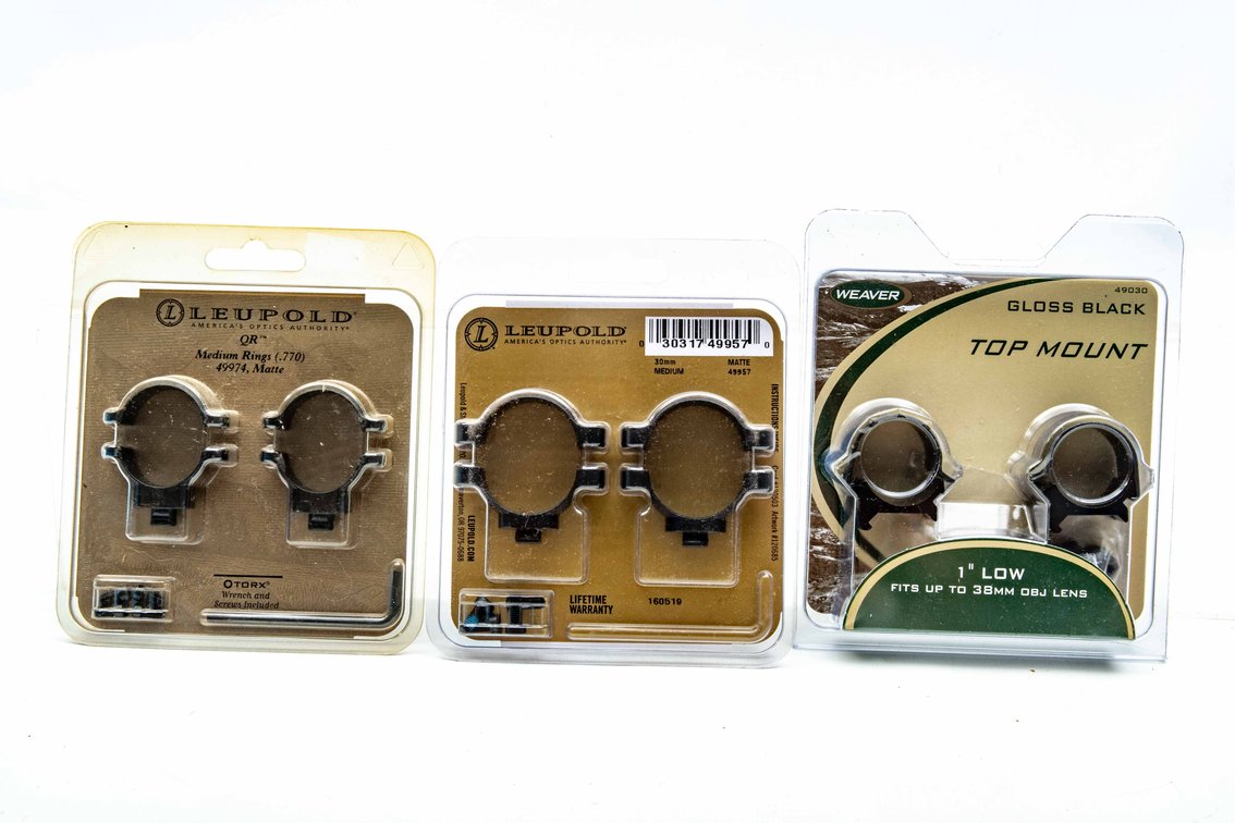 3 NIP Scope Rings Leupold & Weaver