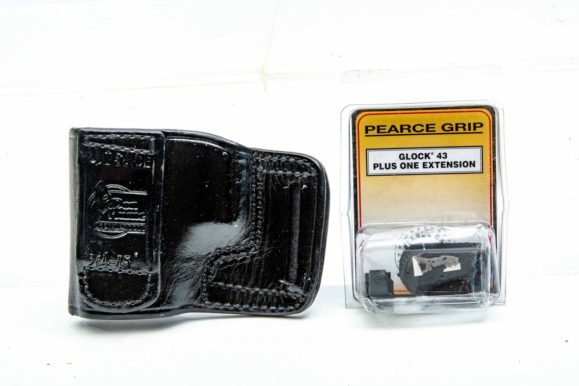 Don Hume Jit Slide Holster & Glock 43 +1 Extension