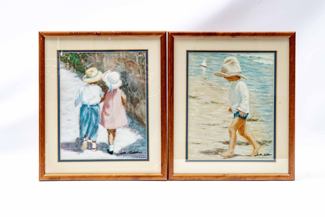 2 Signed Ivan Anderson Sai Framed Prints