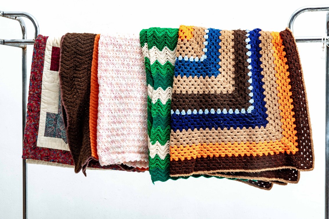 Crochet Throws & Kimono Quilt Blanket