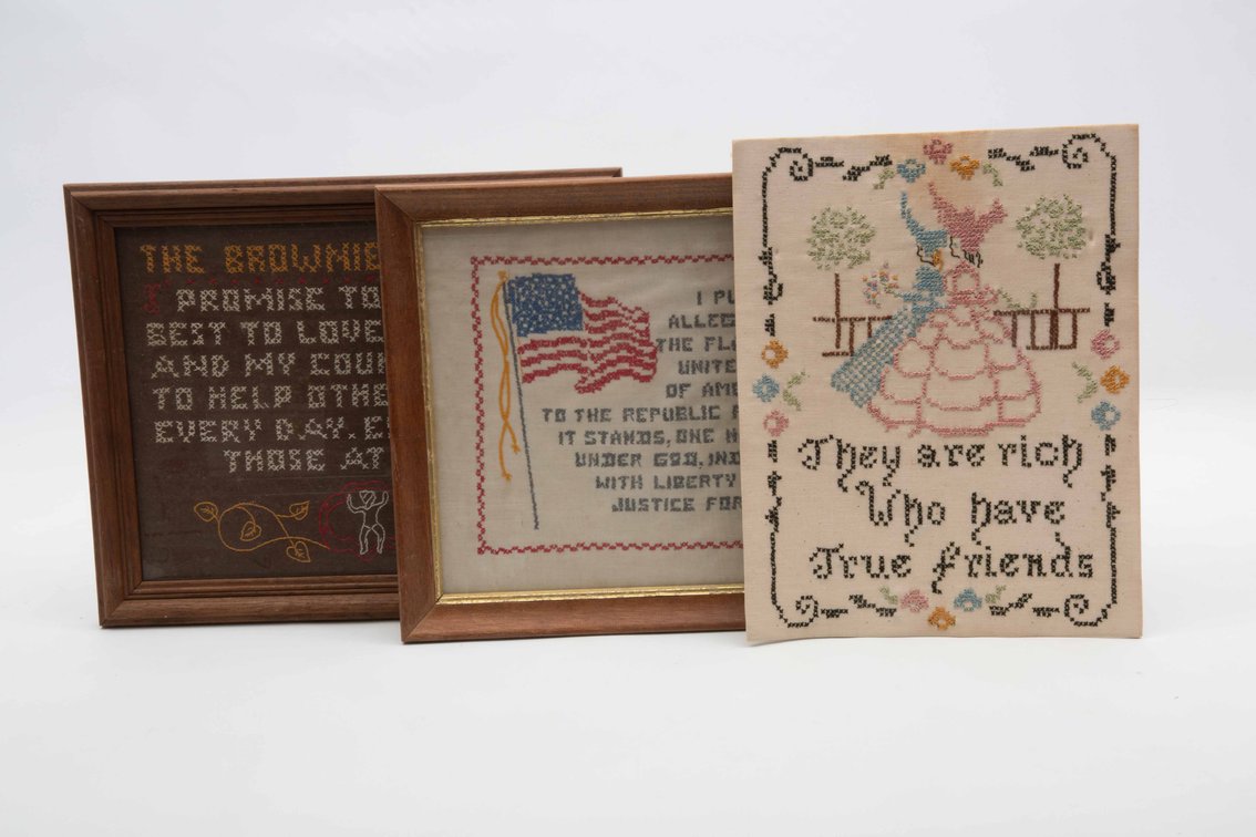 Embroidered Pledges & Sayings