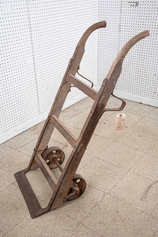 Vintage Fairbanks Metal & Wood Hand Trucks
