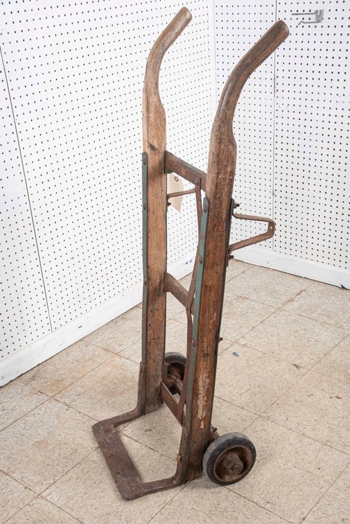 Vintage Fairbanks Wood & Metal Hand Trucks