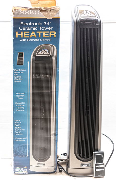 34" Ceramic Tower Heater- Lasko