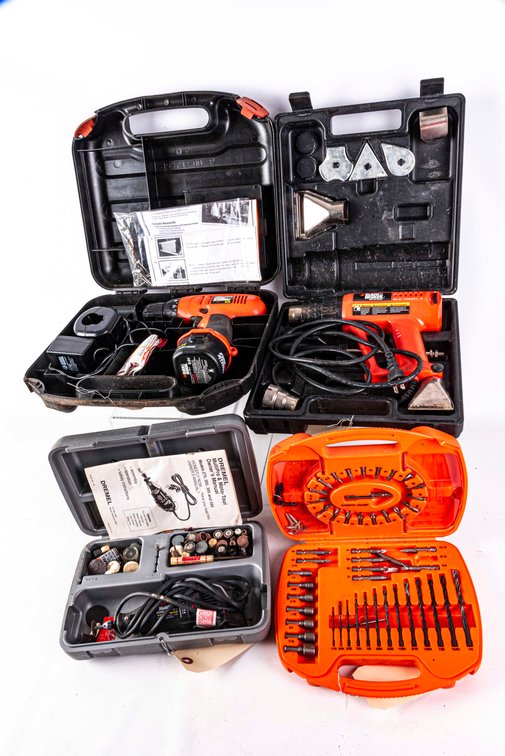 Dremel, Heat Gun, Drill & Accessories